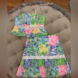 Lilly Pulitzer Skirt Set